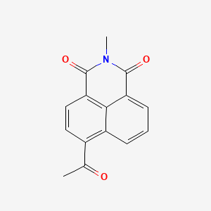 molecular formula C15H11NO3 B4024091 6-acetyl-2-methyl-1H-benzo[de]isoquinoline-1,3(2H)-dione 