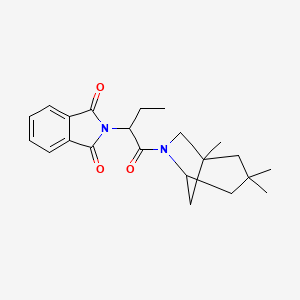 2-{1-[(1,3,3-trimethyl-6-azabicyclo[3.2.1]oct-6-yl)carbonyl]propyl}-1H-isoindole-1,3(2H)-dione