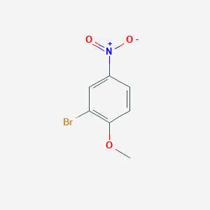 molecular formula C7H6BrNO3 B040242 2-溴-4-硝基苯甲醚 CAS No. 5197-28-4