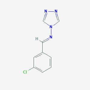 (3-Chloro-benzylidene)-[1,2,4]triazol-4-yl-amine