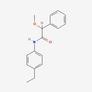 N-(4-ethylphenyl)-2-methoxy-2-phenylacetamide