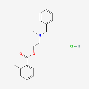 2-[benzyl(methyl)amino]ethyl 2-methylbenzoate hydrochloride