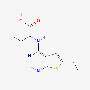 N-(6-ethylthieno[2,3-d]pyrimidin-4-yl)valine