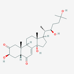 molecular formula C27H42O6 B040245 2-脱氢蜕皮激素 CAS No. 113846-79-0