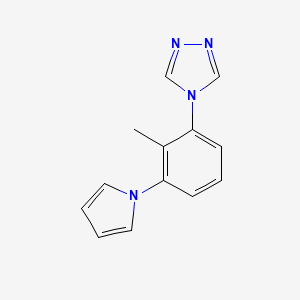 4-[2-methyl-3-(1H-pyrrol-1-yl)phenyl]-4H-1,2,4-triazole