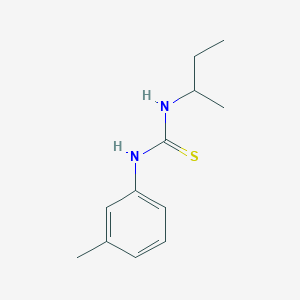 molecular formula C12H18N2S B4024577 1-Butan-2-yl-3-(3-methylphenyl)thiourea 