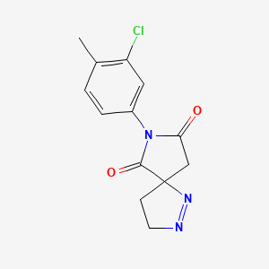 7-(3-chloro-4-methylphenyl)-1,2,7-triazaspiro[4.4]non-1-ene-6,8-dione