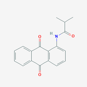 N-(9,10-dioxo-9,10-dihydro-1-anthracenyl)-2-methylpropanamide