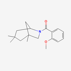 (2-Methoxyphenyl)(1,3,3-trimethyl-6-azabicyclo[3.2.1]oct-6-yl)methanone