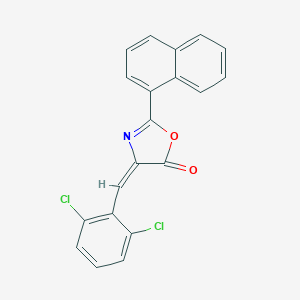 molecular formula C20H11Cl2NO2 B402468 4-(2,6-dichlorobenzylidene)-2-(1-naphthyl)-1,3-oxazol-5(4H)-one 