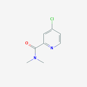 molecular formula C8H9ClN2O B040247 4-Cloro-N,N-dimetilpicolinamida CAS No. 114780-06-2