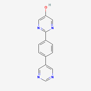 2-(4-pyrimidin-5-ylphenyl)pyrimidin-5-ol