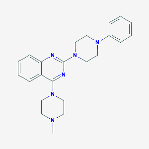 4-(4-methylpiperazin-1-yl)-2-(4-phenylpiperazin-1-yl)quinazoline