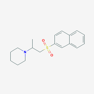 1-[1-(Naphthalen-2-ylsulfonyl)propan-2-yl]piperidine