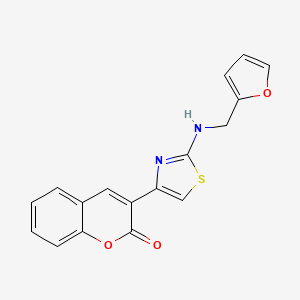 3-{2-[(2-furylmethyl)amino]-1,3-thiazol-4-yl}-2H-chromen-2-one