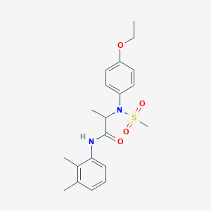 N~1~-(2,3-dimethylphenyl)-N~2~-(4-ethoxyphenyl)-N~2~-(methylsulfonyl)alaninamide