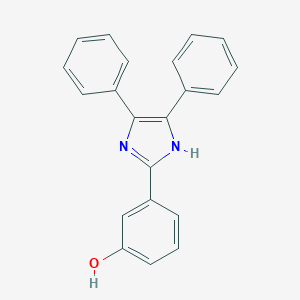 molecular formula C21H16N2O B402501 3-(4,5-diphenyl-1H-imidazol-2-yl)phenol 