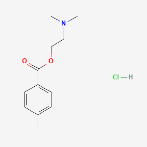 2-(Dimethylamino)ethyl 4-methylbenzoate;hydrochloride