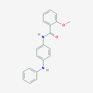 molecular formula C20H18N2O2 B402507 N-(4-anilinophenyl)-2-methoxybenzamide CAS No. 409356-41-8