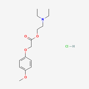 2-(diethylamino)ethyl (4-methoxyphenoxy)acetate hydrochloride