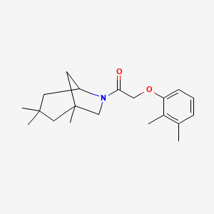 2-(2,3-Dimethylphenoxy)-1-(1,3,3-trimethyl-6-azabicyclo[3.2.1]oct-6-yl)ethanone