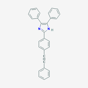 molecular formula C29H20N2 B402528 4,5-diphenyl-2-[4-(phenylethynyl)phenyl]-1H-imidazole 