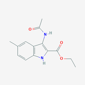 ethyl 3-acetamido-5-methyl-1H-indole-2-carboxylate