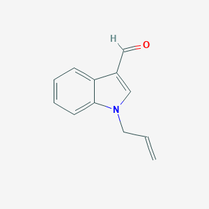 molecular formula C12H11NO B040254 1-Allyl-1H-indole-3-carbaldehyde CAS No. 111480-86-5
