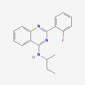 N-(sec-butyl)-2-(2-fluorophenyl)-4-quinazolinamine