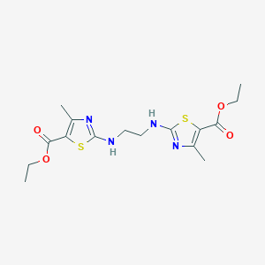 ethyl 2-[(2-{[5-(ethoxycarbonyl)-4-methyl-1,3-thiazol-2-yl]amino}ethyl)amino]-4-methyl-1,3-thiazole-5-carboxylate