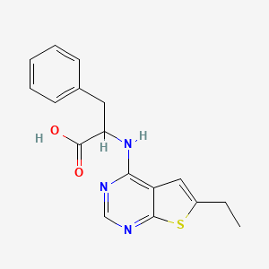 N-(6-ethylthieno[2,3-d]pyrimidin-4-yl)phenylalanine