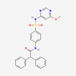 N-(4-{[(6-methoxy-4-pyrimidinyl)amino]sulfonyl}phenyl)-2,2-diphenylacetamide