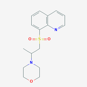 8-{[2-(Morpholin-4-yl)propyl]sulfonyl}quinoline