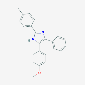 molecular formula C23H20N2O B402578 5-[4-(methyloxy)phenyl]-2-(4-methylphenyl)-4-phenyl-1H-imidazole CAS No. 39229-02-2