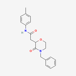 2-(4-benzyl-3-oxomorpholin-2-yl)-N-(4-methylphenyl)acetamide