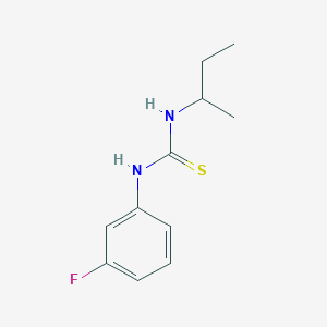 1-Butan-2-yl-3-(3-fluorophenyl)thiourea