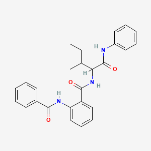 N~2~-[2-(benzoylamino)benzoyl]-N~1~-phenylisoleucinamide