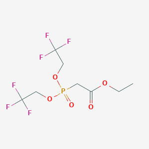 B040259 Ethyl 2-(bis(2,2,2-trifluoroethoxy)phosphoryl)acetate CAS No. 124755-24-4