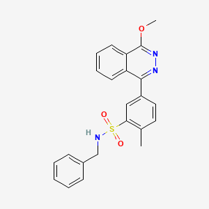 N-benzyl-5-(4-methoxyphthalazin-1-yl)-2-methylbenzenesulfonamide