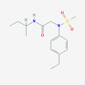 N-butan-2-yl-N~2~-(4-ethylphenyl)-N~2~-(methylsulfonyl)glycinamide