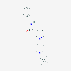 N-benzyl-1'-(2,2-dimethylpropyl)-1,4'-bipiperidine-3-carboxamide