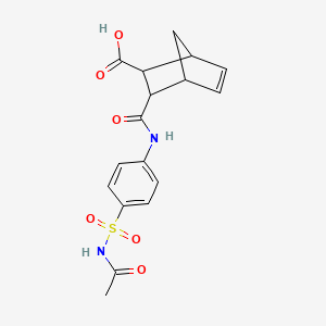 3-[({4-[(acetylamino)sulfonyl]phenyl}amino)carbonyl]bicyclo[2.2.1]hept-5-ene-2-carboxylic acid