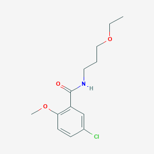 5-chloro-N-(3-ethoxypropyl)-2-methoxybenzamide