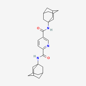 N,N'-DI(ADAMANTAN-1-YL)-2,5-PYRIDINEDICARBOXAMIDE