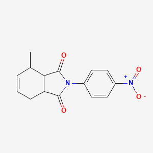 4-methyl-2-(4-nitrophenyl)-3a,4,7,7a-tetrahydro-1H-isoindole-1,3(2H)-dione