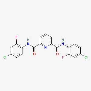 N,N'-bis(4-chloro-2-fluorophenyl)-2,6-pyridinedicarboxamide