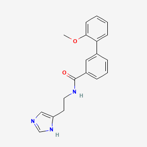 N-[2-(1H-imidazol-4-yl)ethyl]-2'-methoxybiphenyl-3-carboxamide