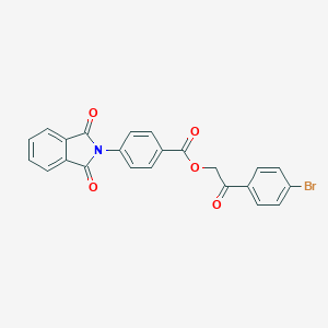 2-(4-bromophenyl)-2-oxoethyl 4-(1,3-dioxo-1,3-dihydro-2H-isoindol-2-yl)benzoate