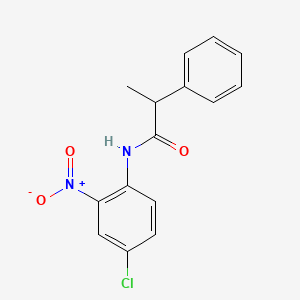 N-(4-chloro-2-nitrophenyl)-2-phenylpropanamide