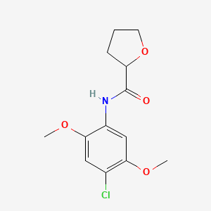 N-(4-chloro-2,5-dimethoxyphenyl)oxolane-2-carboxamide